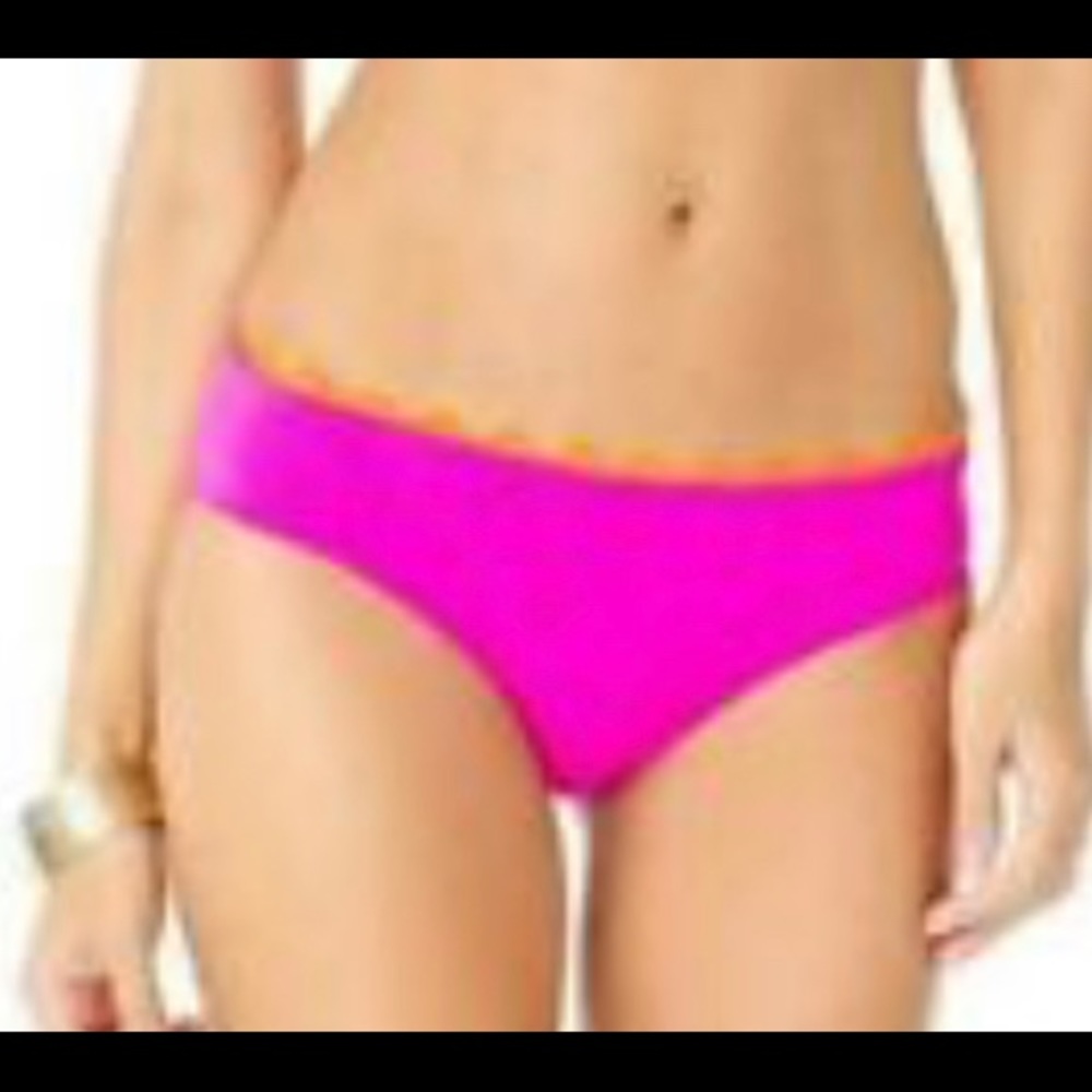 NWT Anne Cole Pink Block Party Hipster Bottoms!